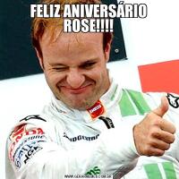 FELIZ ANIVERSÁRIO ROSE!!!!
