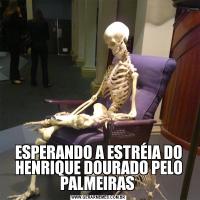 ESPERANDO A ESTRÉIA DO HENRIQUE DOURADO PELO PALMEIRAS 