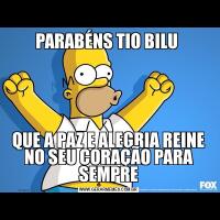 PARABÉNS TIO BILU QUE A PAZ E ALEGRIA REINE NO SEU CORAÇÃO PARA SEMPRE