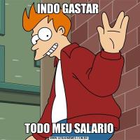 INDO GASTAR TODO MEU SALARIO