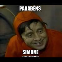 PARABÉNS SIMONE