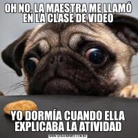 OH NO, LA MAESTRA ME LLAMÓ EN LA CLASE DE VIDEOYO DORMÍA CUANDO ELLA EXPLICABA LA ATIVIDAD