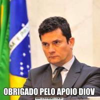 OBRIGADO PELO APOIO DIOV