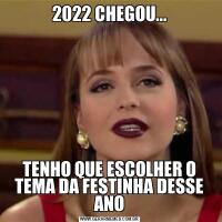 2022 CHEGOU...TENHO QUE ESCOLHER O TEMA DA FESTINHA DESSE ANO