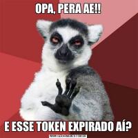 OPA, PERA AE!!E ESSE TOKEN EXPIRADO AÍ?