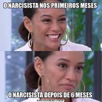 O NARCISISTA NOS PRIMEIROS MESESO NARCISISTA DEPOIS DE 6 MESES