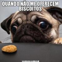 QUANDO NÃO ME OFERECEM BISCOITOS