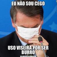 EU NÃO SOU CEGOUSO VISEIRA POR SER BURRO