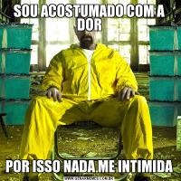 SOU ACOSTUMADO COM A DORPOR ISSO NADA ME INTIMIDA