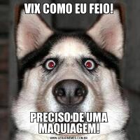 VIX COMO EU FEIO!PRECISO DE UMA MAQUIAGEM!
