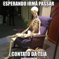 ESPERANDO IRMÃ PASSAR CONTATO DA TEIA