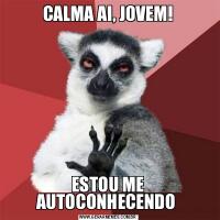 CALMA AI, JOVEM!ESTOU ME AUTOCONHECENDO 