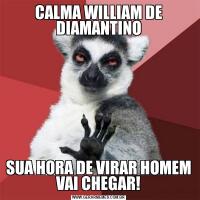 CALMA WILLIAM DE DIAMANTINOSUA HORA DE VIRAR HOMEM VAI CHEGAR!