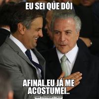 EU SEI QUE DÓIAFINAL,EU JÁ ME ACOSTUMEI..