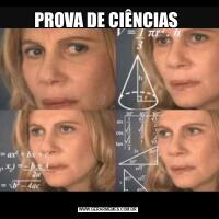 PROVA DE CIÊNCIAS 