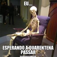 EU....ESPERANDO A QUARENTENA PASSAR
