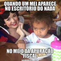 QUANDO UM MEI APARECE NO ESCRITÓRIO DO NADANO MEIO DA APURAÇÃO FISCAL