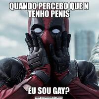 QUANDO PERCEBO QUE N TENHO PENISEU SOU GAY?