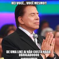 HEI VOCÊ... VOCÊ MESMO!!DE UMA LIKE AI NÃO CUSTA NADA.  OBRIGADOOOO