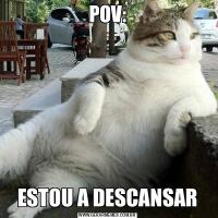 POV:ESTOU A DESCANSAR