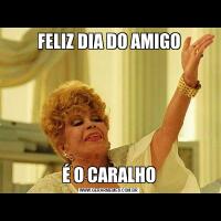 FELIZ DIA DO AMIGOÉ O CARALHO
