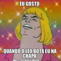 EU GOSTO QUANDO O LEO BOTA EU NA CHAPA 