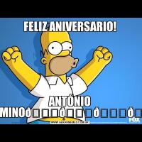 FELIZ ANIVERSARIO!ANTÓNIO CARMINO