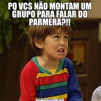 PQ VCS NÃO MONTAM UM GRUPO PARA FALAR DO PARMERA?!!