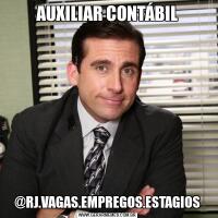 AUXILIAR CONTÁBIL@RJ.VAGAS.EMPREGOS.ESTAGIOS