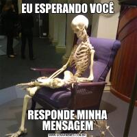 EU ESPERANDO VOCÊRESPONDE MINHA MENSAGEM