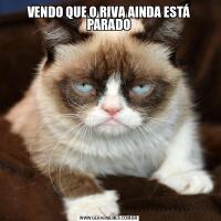 VENDO QUE O RIVA AINDA ESTÁ PARADO