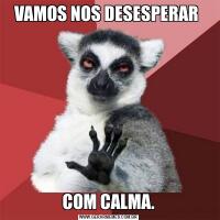VAMOS NOS DESESPERAR COM CALMA.