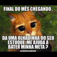 FINAL DO MÊS CHEGANDO ,DA UMA OLHADINHA DO SEU ESTOQUE ;ME AJUDA A BATER MINHA META ?