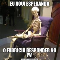EU AQUI ESPERANDOO FABRICIO RESPONDER NO PV 