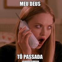 MEU DEUS TÔ PASSADA 