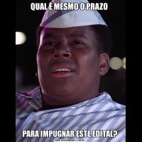 QUAL É MESMO O PRAZO PARA IMPUGNAR ESTE EDITAL?