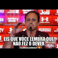 EIS QUE VOCE LEMBRA QUE NAO FEZ O DEVER