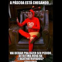 A PÁSCOA ESTÁ CHEGANDO...VAI DEIXAR PRA FAZER SEU PEDIDO DE ÚLTIMA HORA NA @AGATHATRUFADOS?