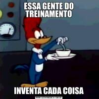 ESSA GENTE DO TREINAMENTOINVENTA CADA COISA