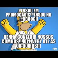 PENSOU EM PROMOÇÃO!!?PENSOU NO @BBDOG!!VENHA CONFERIR NOSSOS COMBOS!!! DELIVERY ATE AS 00:00 HRS!!!