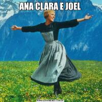 ANA CLARA E JOEL