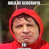 AULA DE GEOGRAFIAEU: