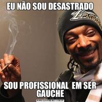 EU NÃO SOU DESASTRADOSOU PROFISSIONAL  EM SER GAUCHE