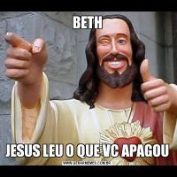 BETHJESUS LEU O QUE VC APAGOU