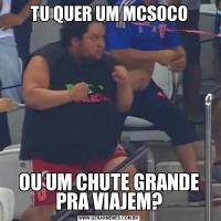 TU QUER UM MCSOCOOU UM CHUTE GRANDE PRA VIAJEM?