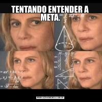 TENTANDO ENTENDER A META.