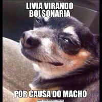 LIVIA VIRANDO  BOLSONARIA POR CAUSA DO MACHO