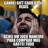 GANHEI GIFT CARD DE 50 REAISACHEI UM JOGO MANEIRO PARA COMPRAR MAS GASTEI TUDO
