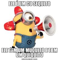 ELE É UM CU SEQUITOELE TEM UM MUQUITO E TBM UM QUIQUITO