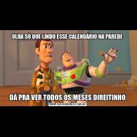 OLHA SÓ QUE LINDO ESSE CALENDÁRIO NA PAREDEDÁ PRA VER TODOS OS MESES DIREITINHO